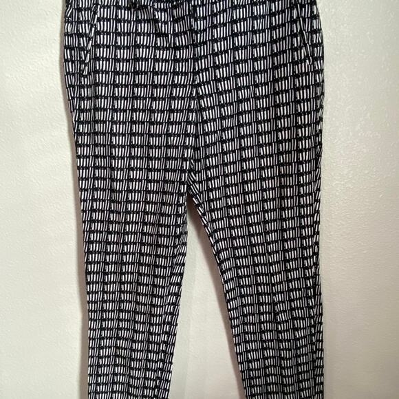 Andrianna Papell pants size 10 black with white zipper - Picture 1 of 10